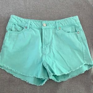 High Waisted Pastel Shorts